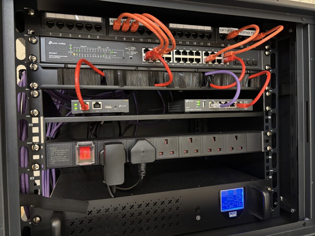 Commercial network equipment installed for The Big Pet Store